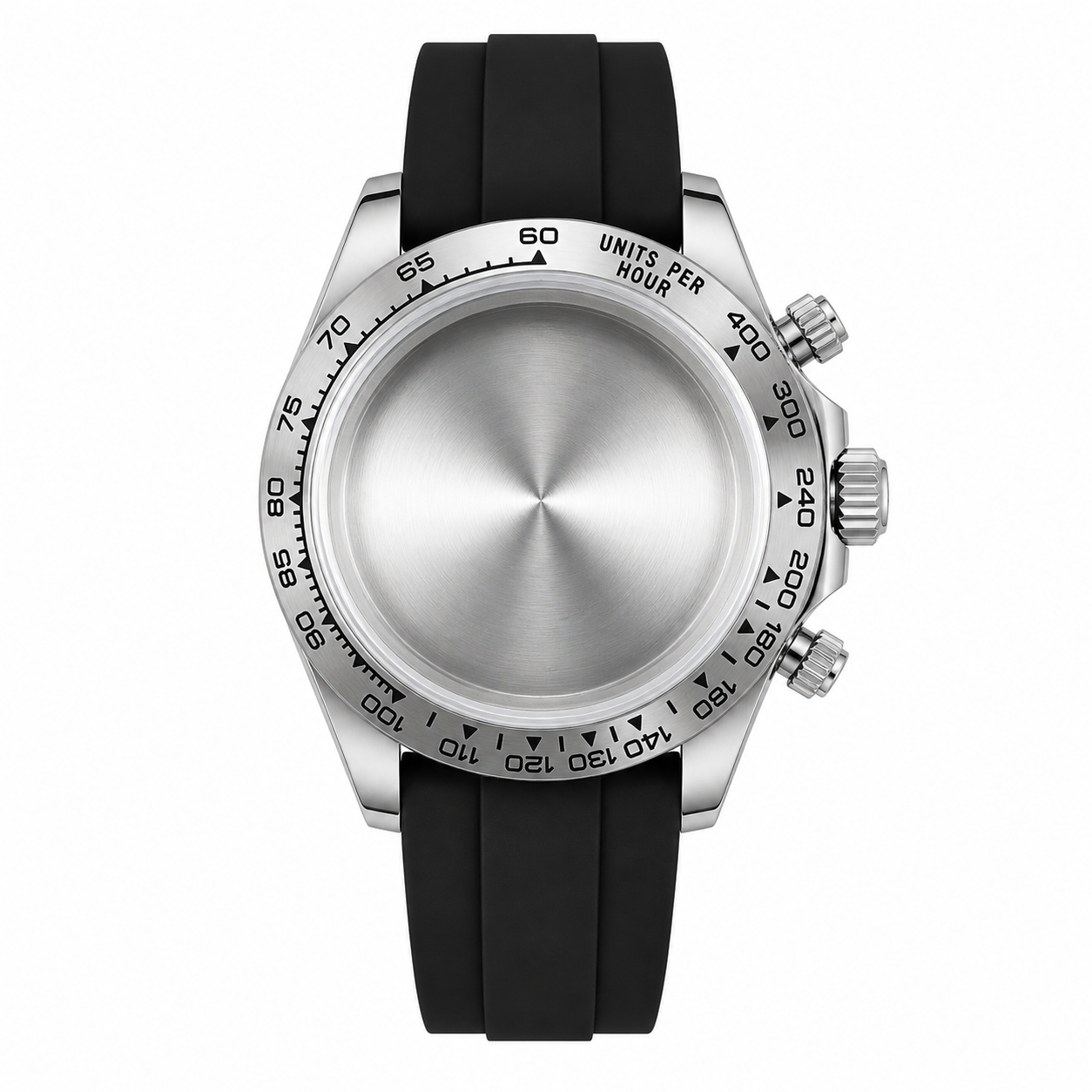 Silver VK63 Chronograph Watch Case｜39mm Sport Custom Watch Replacement Part