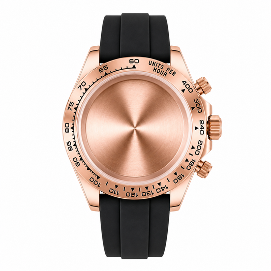 Rose Gold VK63 Chronograph Watch Case｜39mm Sport Custom Watch Replacement Part