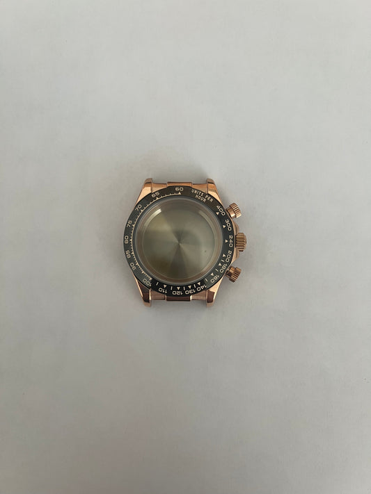 Gold Case with Black Bezel