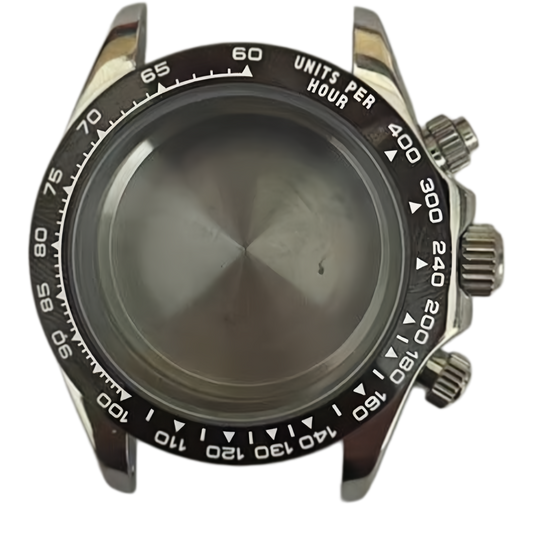 Stainless Steel Case with Brown Bezel