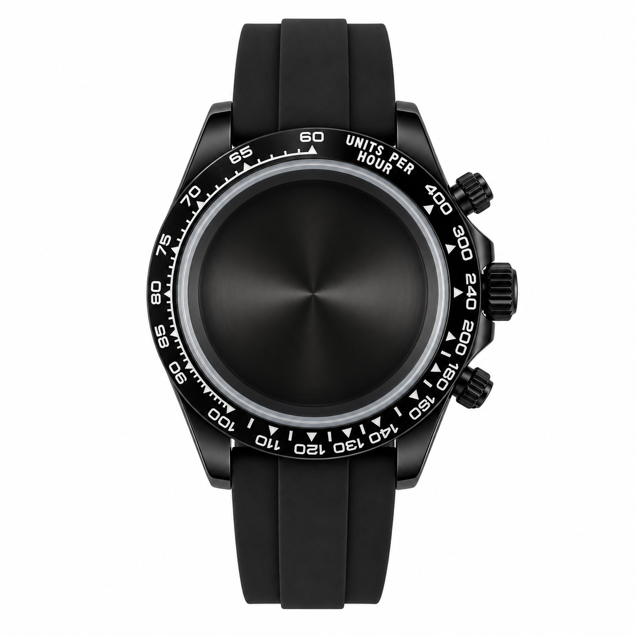 Black VK63 Chronograph Watch Case｜39mm Sport Custom Watch Replacement Part