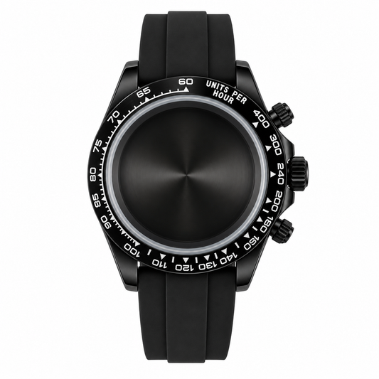 Black VK63 Chronograph Watch Case｜39mm Sport Custom Watch Replacement Part