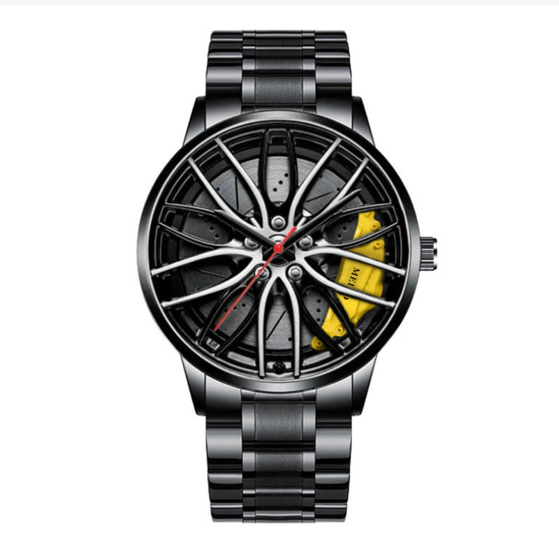 Men’s Stainless Steel Quartz Watch – 39mm Casual Analog Wristwatch – Multiple Colors