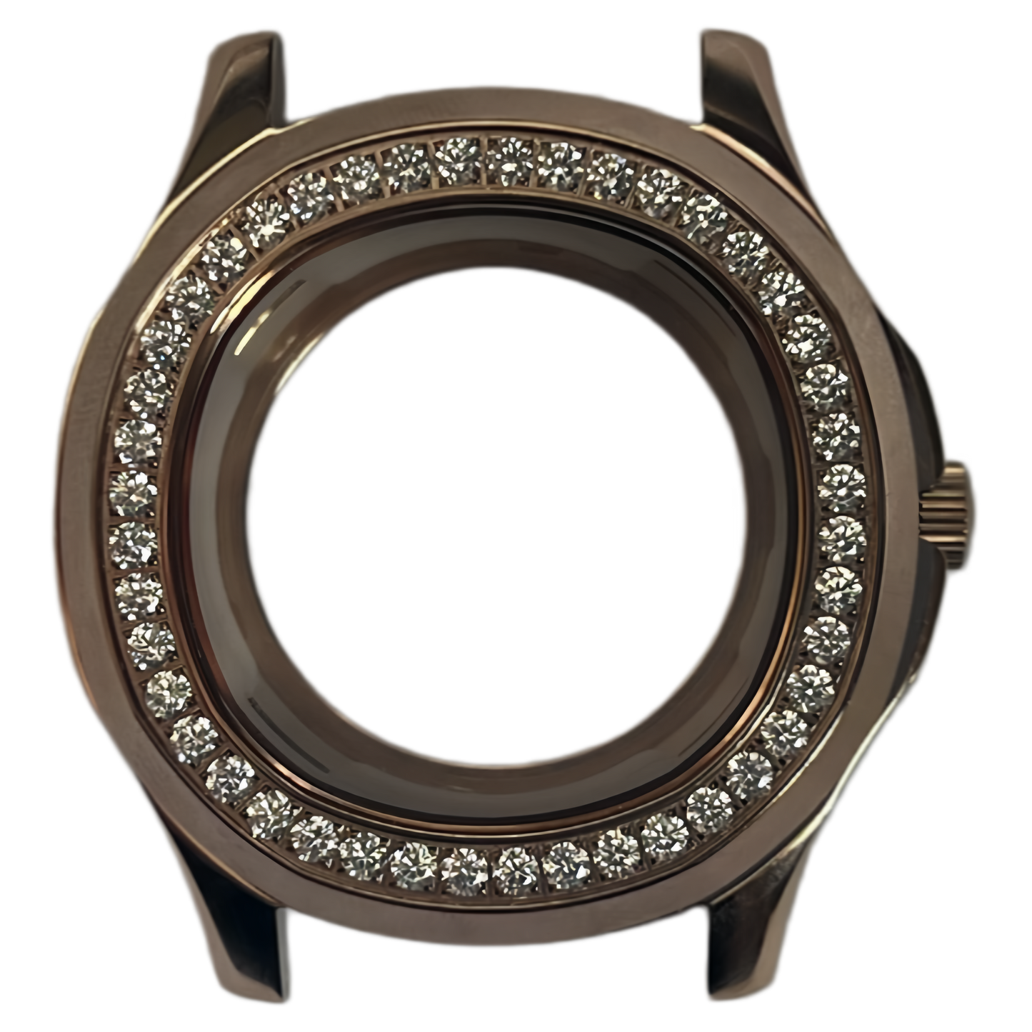 Rose Gold Case with Diamond Setting