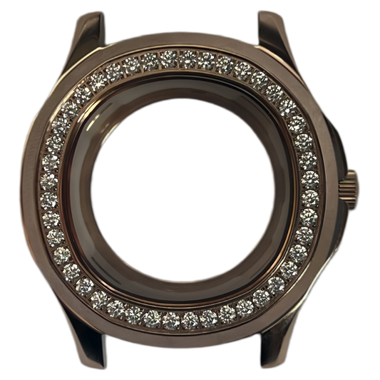 Rose Gold Case with Diamond Setting