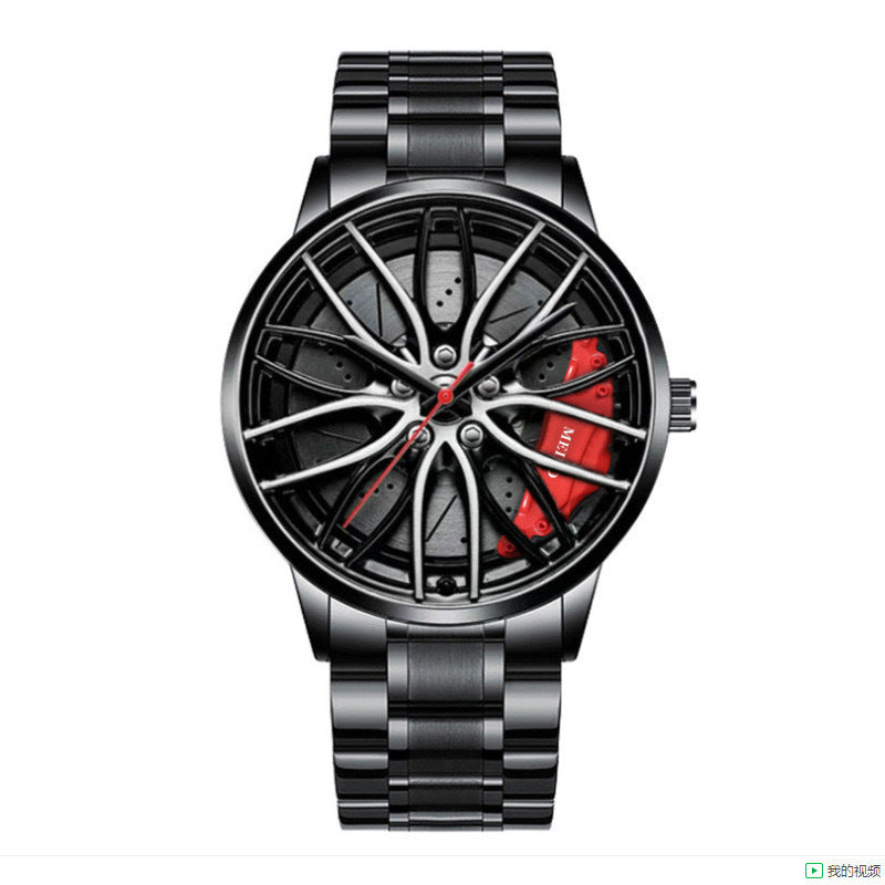 Men’s Stainless Steel Quartz Watch – 39mm Casual Analog Wristwatch – Multiple Colors