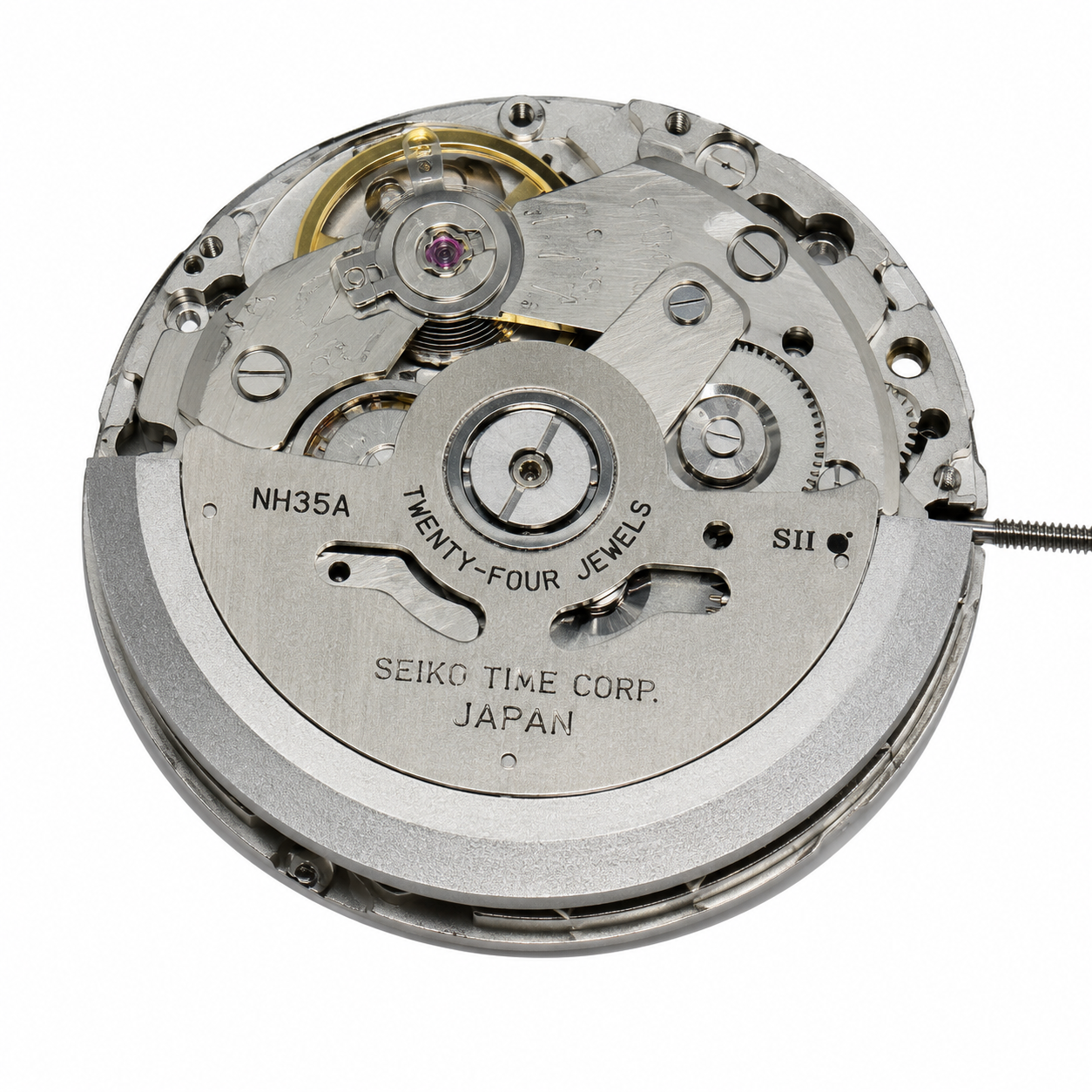 NH35 Automatic Movement | Mechanical Watch Movement for DIY Custom Watch Builds